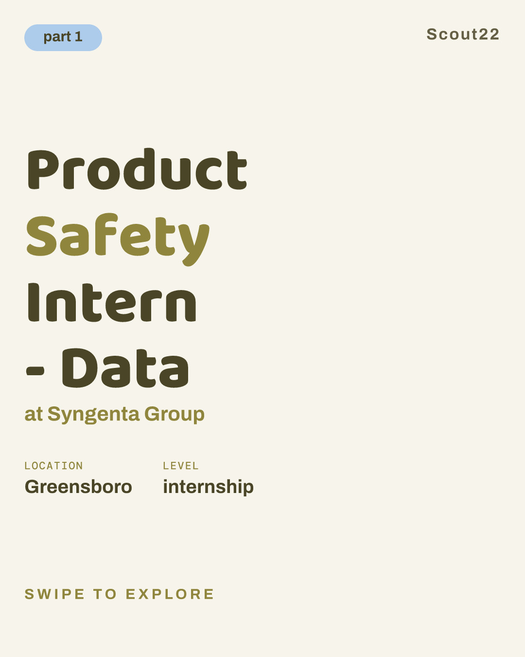 Product Safety Intern - Data at Syngenta Group