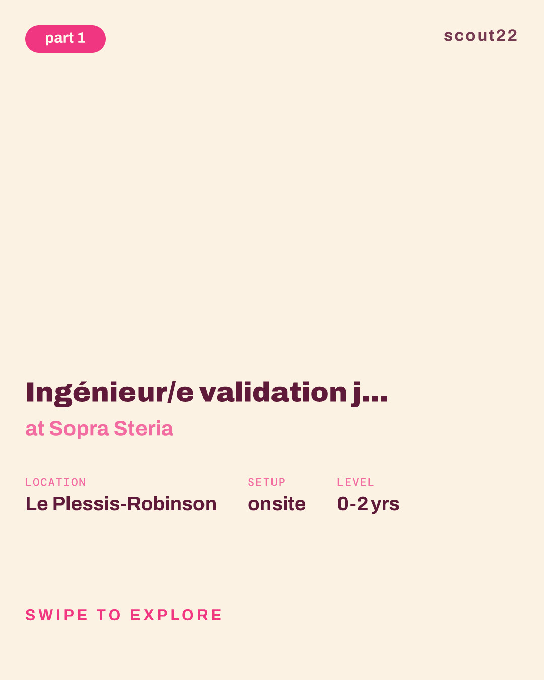 Ingénieur/e validation junior Cybersécurité - Défense & Sécurité - Le Plessis Robinson at Sopra Steria