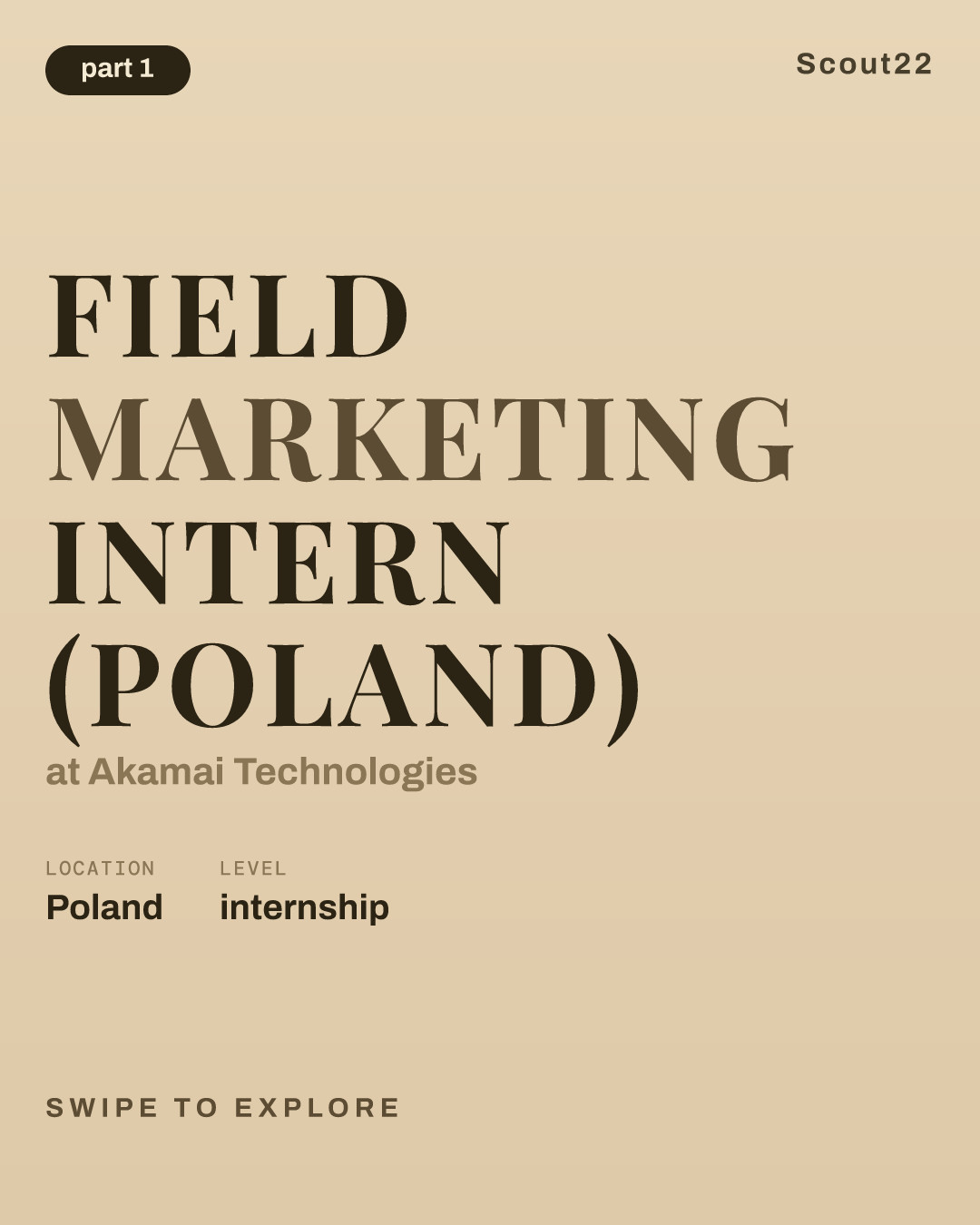 Field Marketing Intern (Poland) at Akamai Technologies