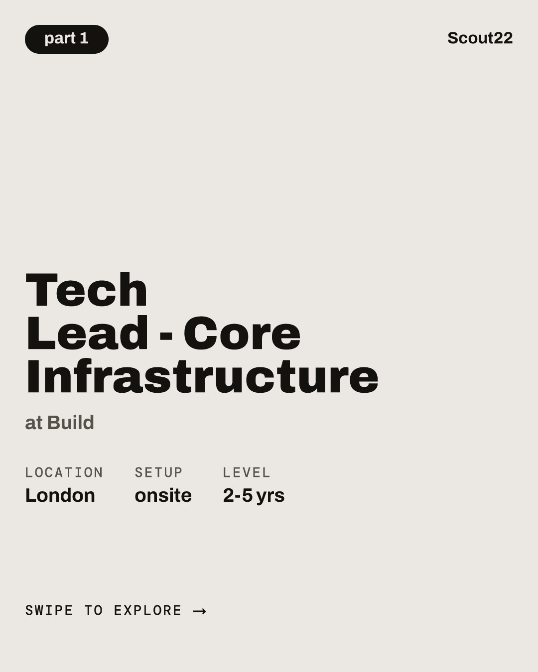 Tech Lead - Core Infrastructure at Build