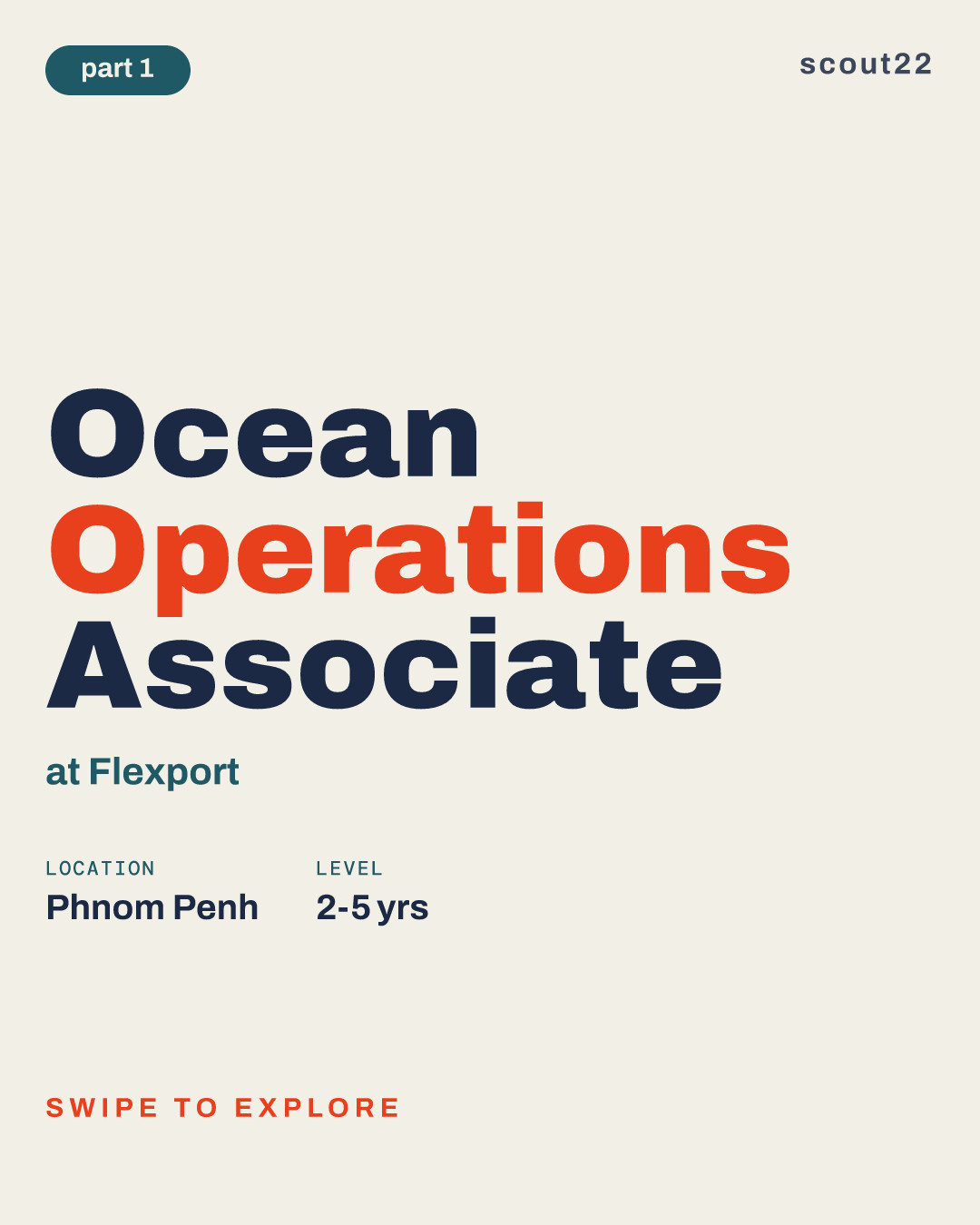 Ocean Operations Associate at Flexport