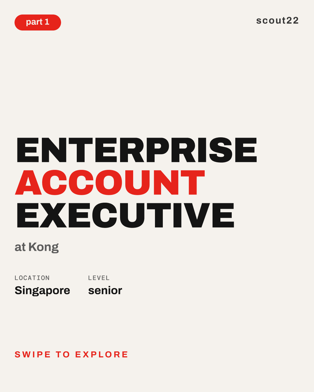 Enterprise Account Executive at Kong