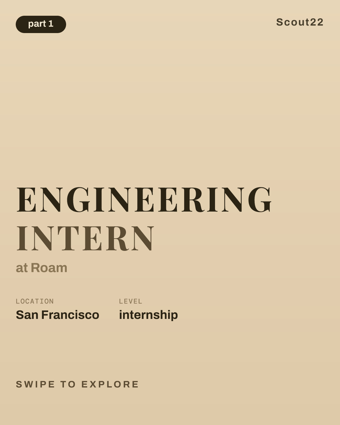 Engineering Intern at Roam
