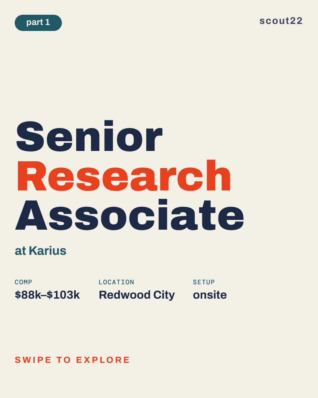 Senior Research Associate at Karius