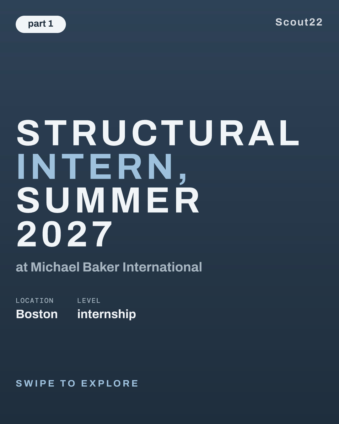 Structural Intern, Summer 2027 at Michael Baker International