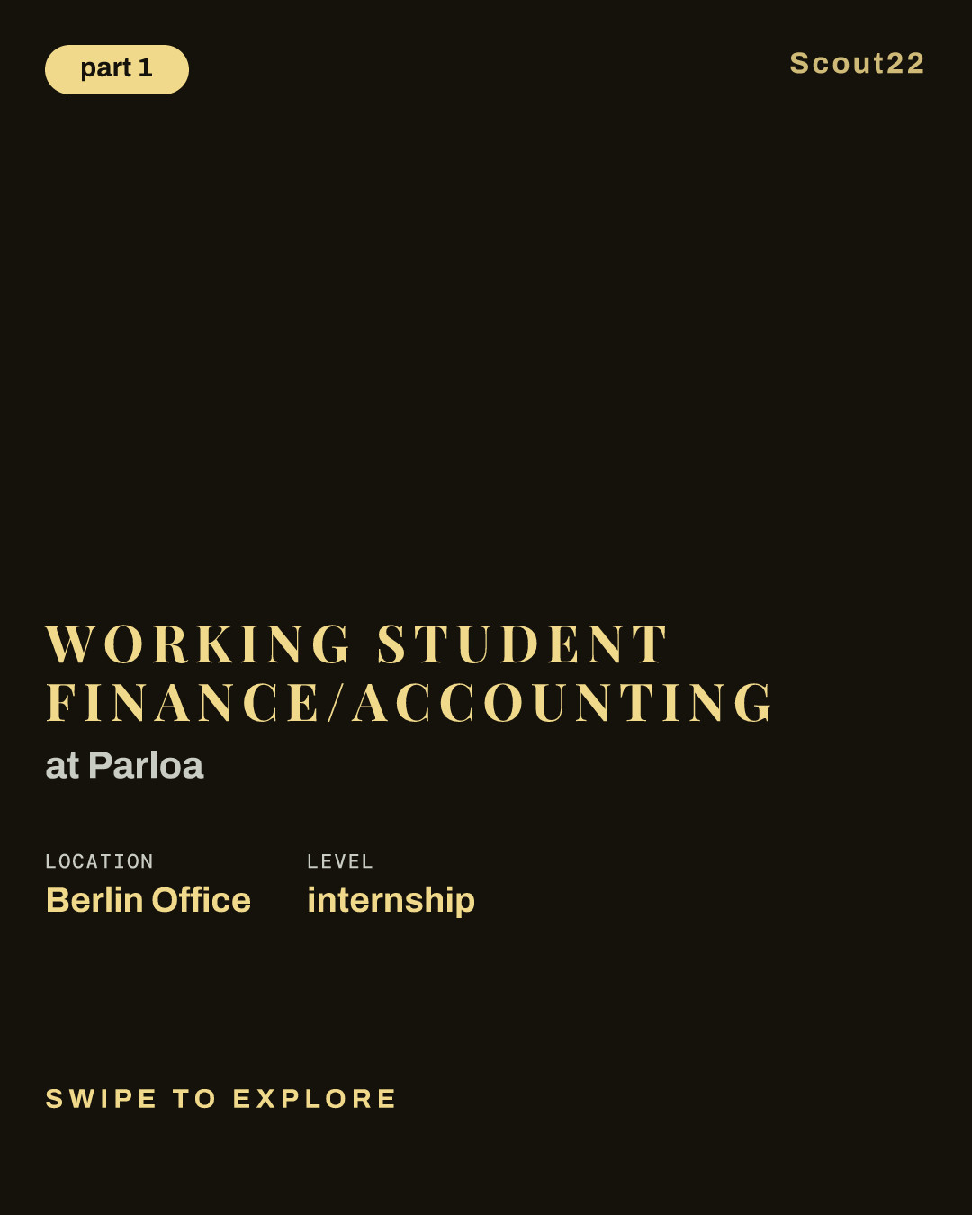 Working Student Finance/Accounting at Parloa