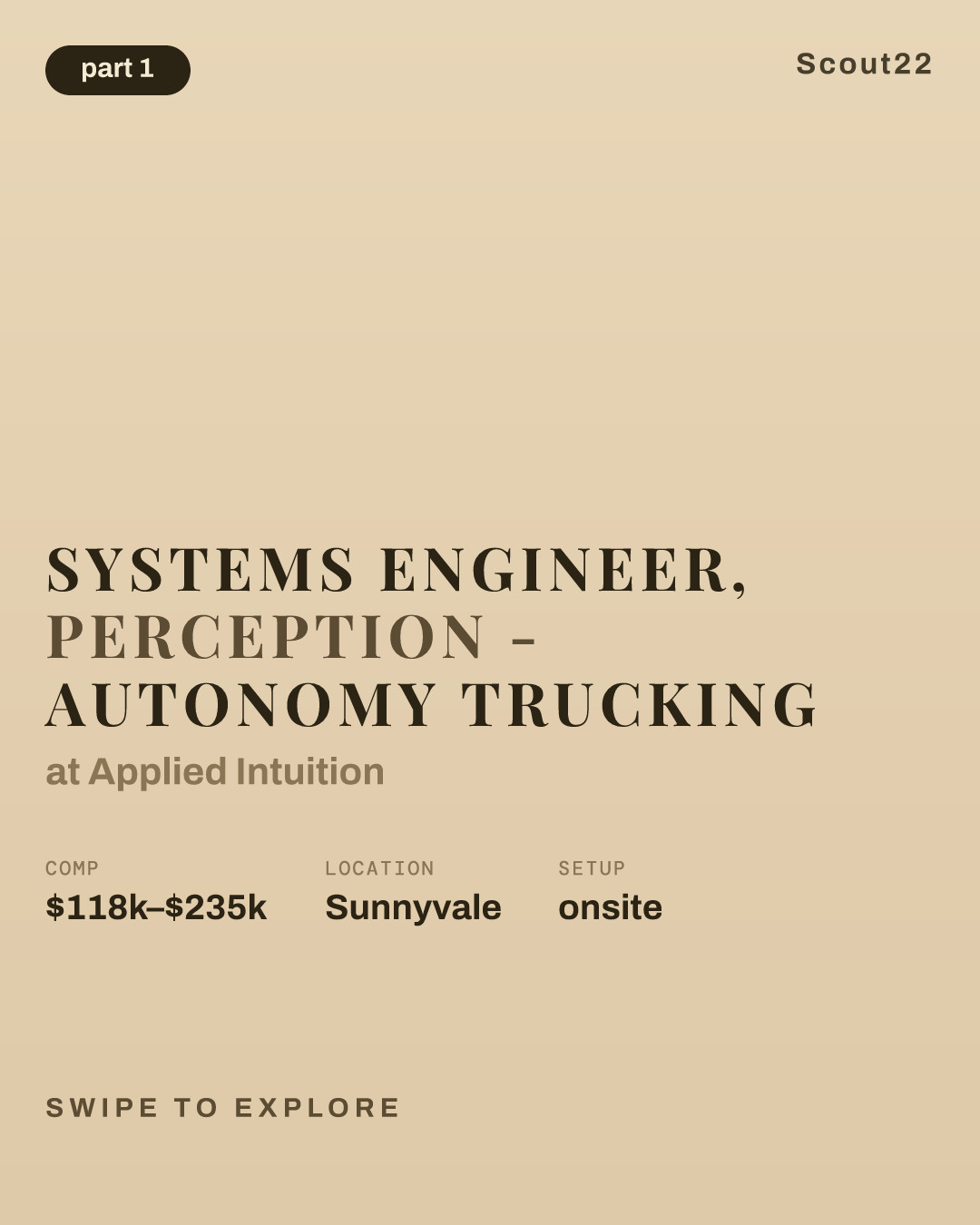Systems Engineer, Perception - Autonomy Trucking at Applied Intuition