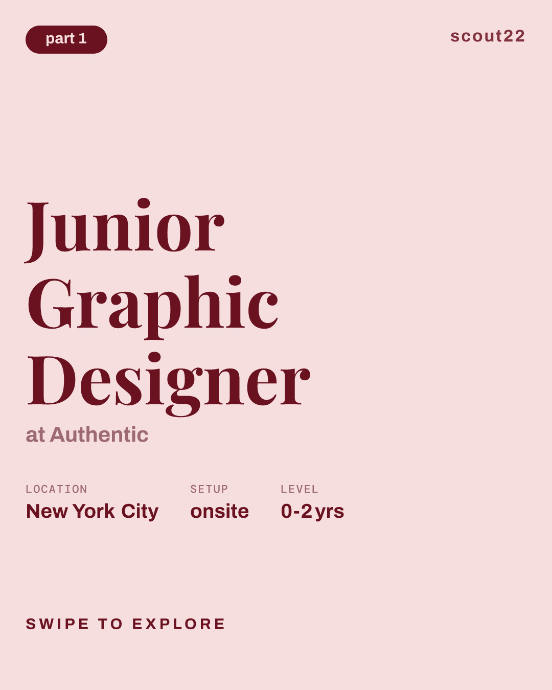 Junior Graphic Designer at Authentic