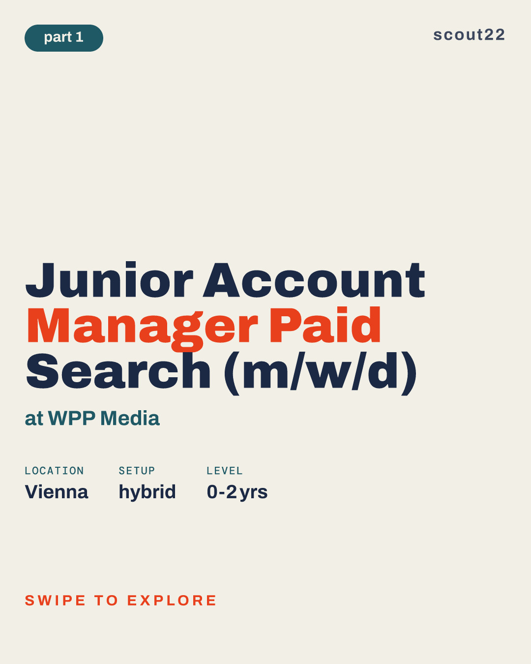 Junior Account Manager Paid Search (m/w/d) at WPP Media