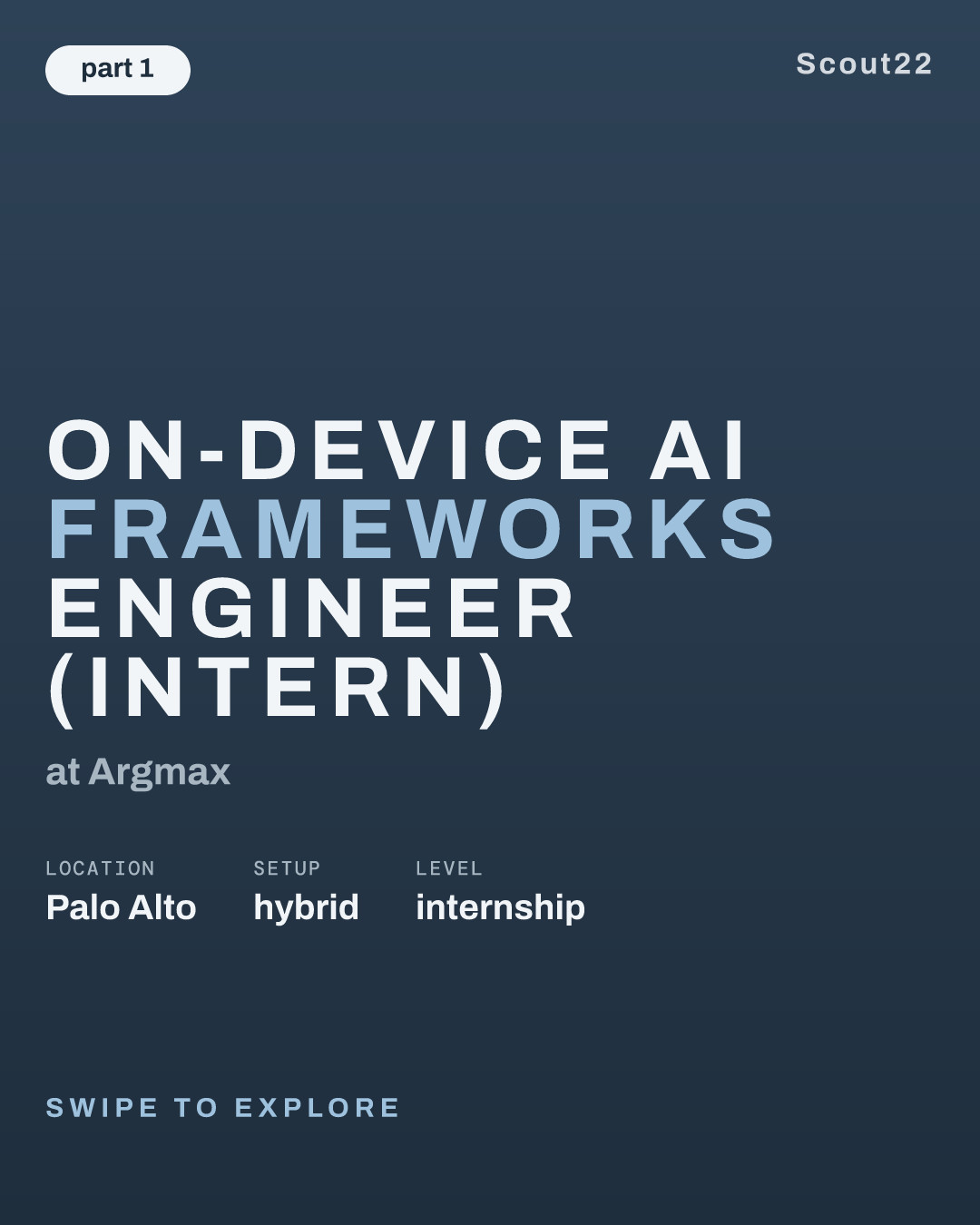 On-device AI Frameworks Engineer (Intern) at Argmax