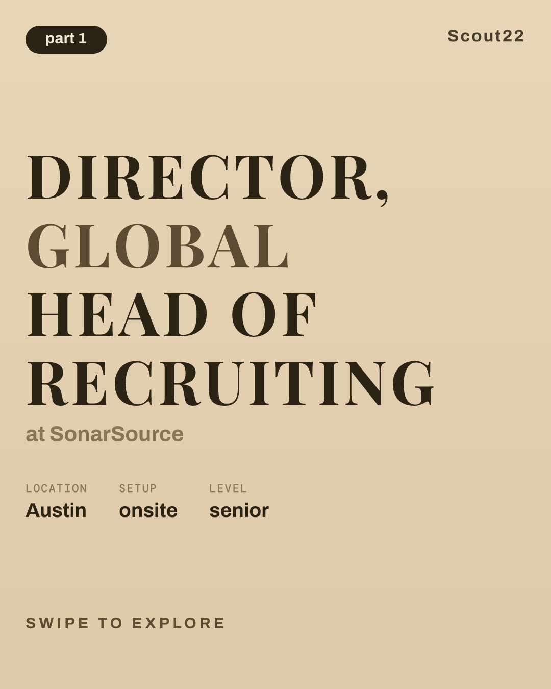 Director, Global Head of Recruiting at SonarSource