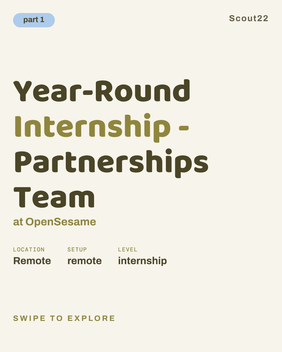 Year-Round Internship - Partnerships Team at OpenSesame