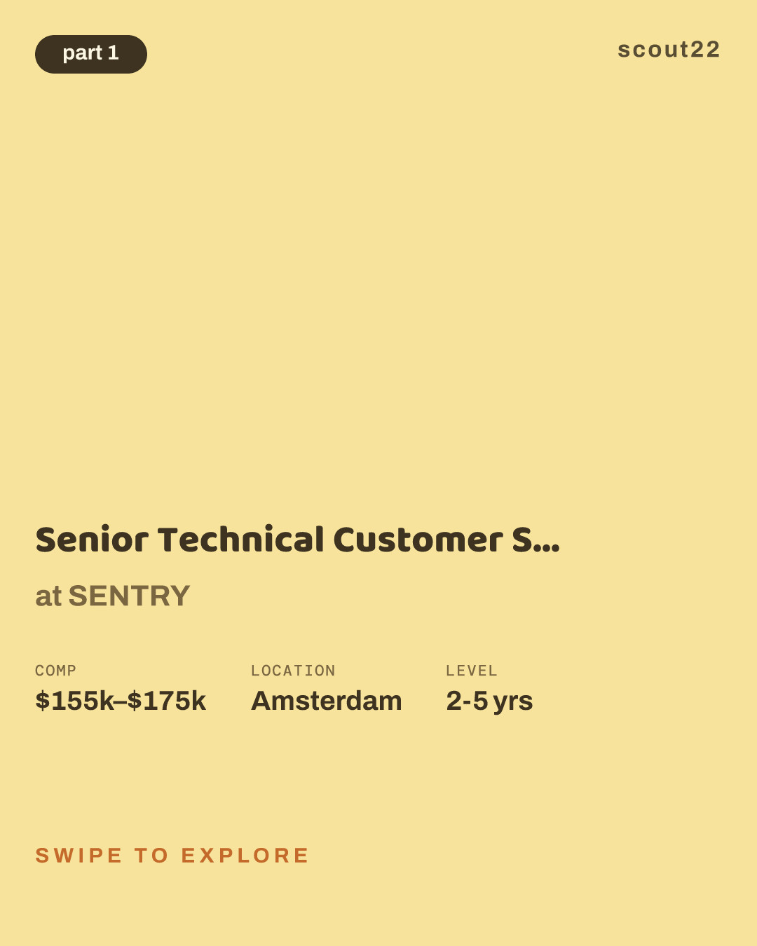 Senior Technical Customer Success Manager at SENTRY