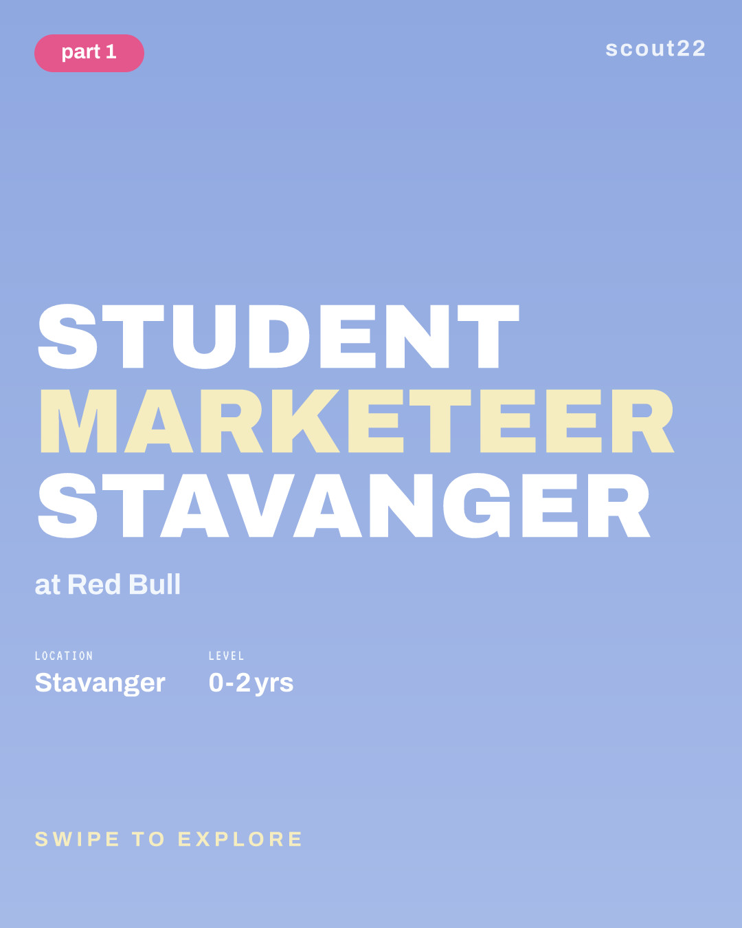 Student Marketeer Stavanger at Red Bull