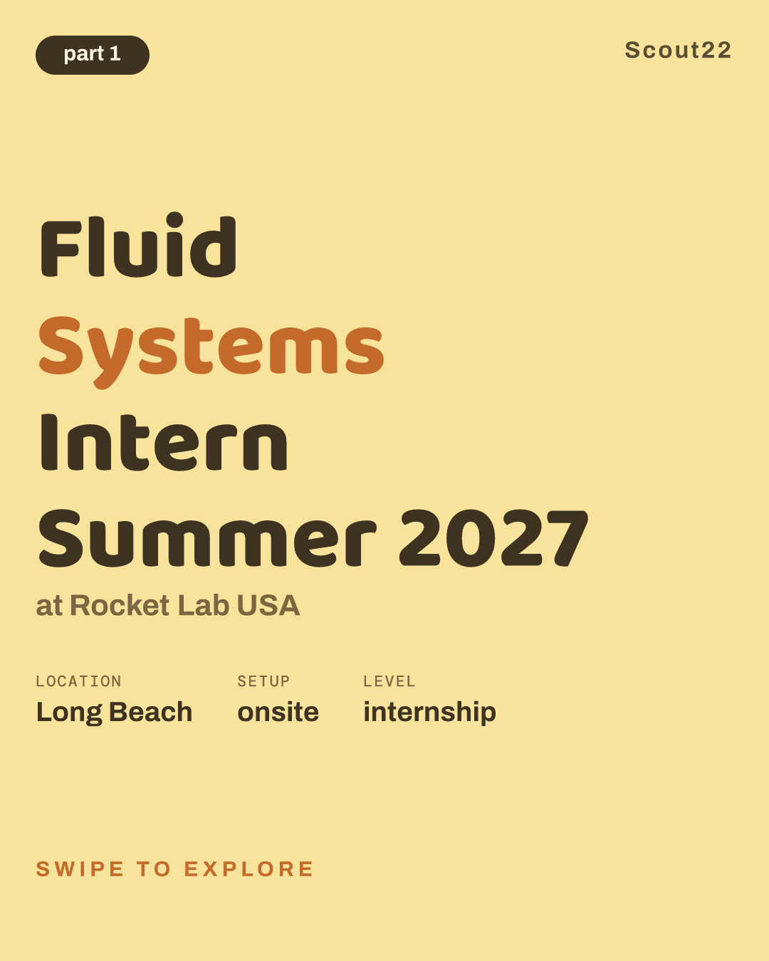 Fluid Systems Intern Summer 2027 at Rocket Lab USA