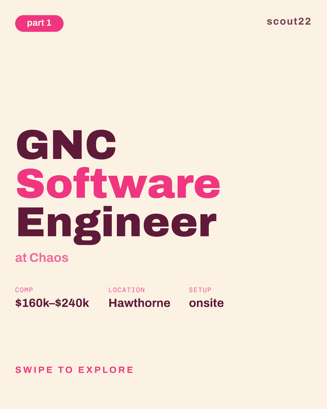 GNC Software Engineer at Chaos