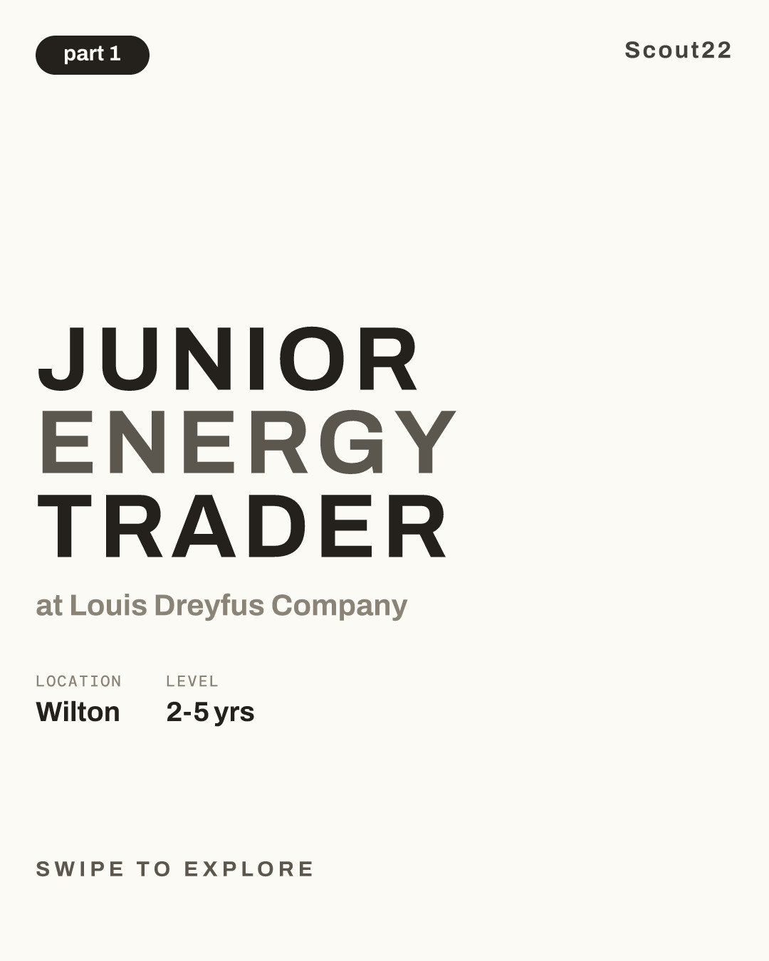 Junior Energy Trader at Louis Dreyfus Company