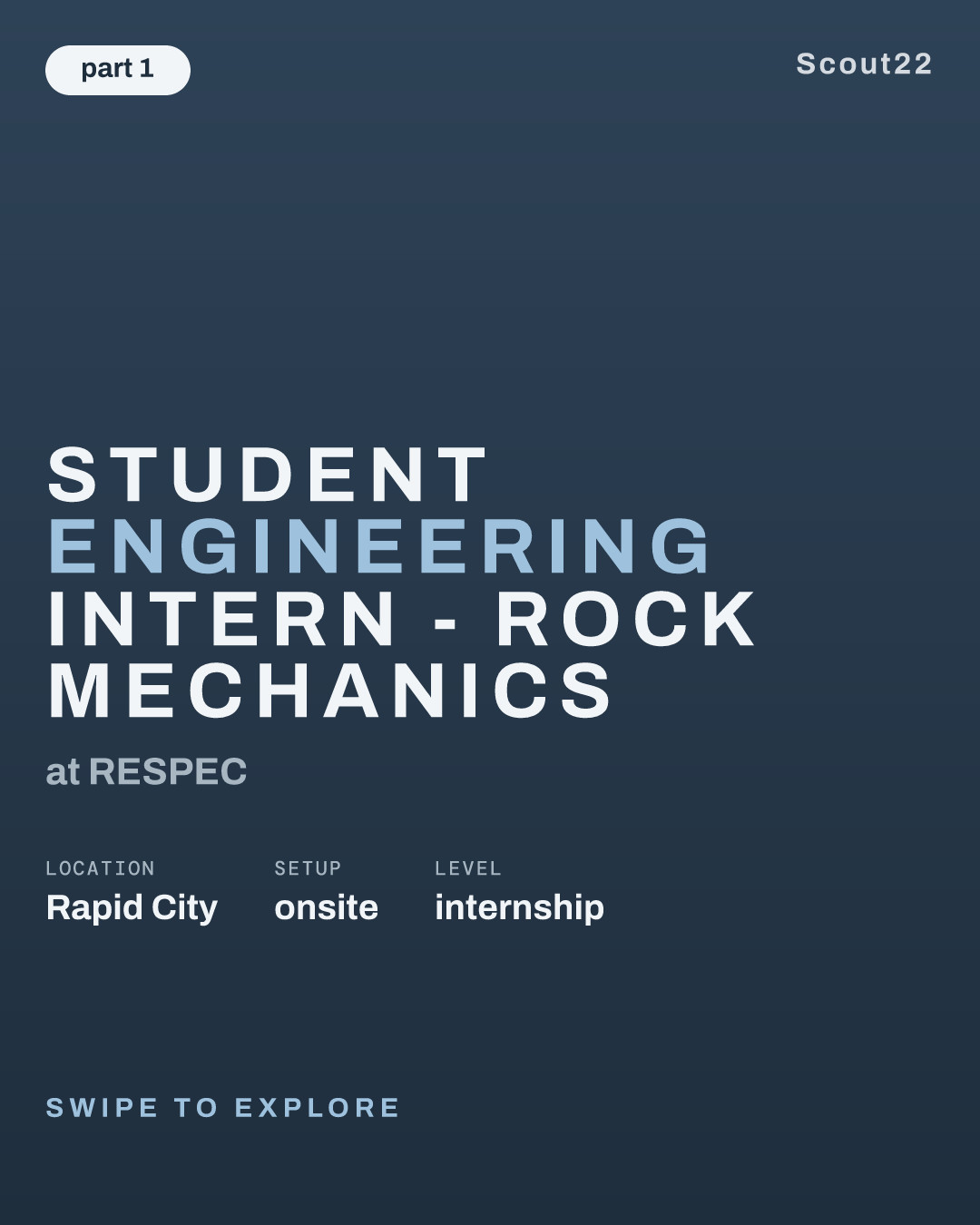 Student Engineering Intern - Rock Mechanics at RESPEC