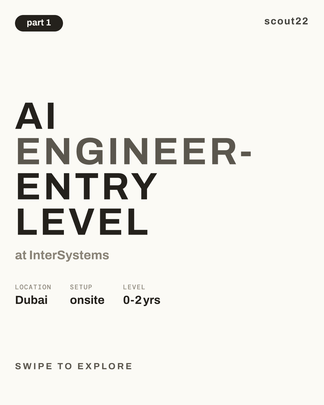 AI Engineer- Entry Level at InterSystems
