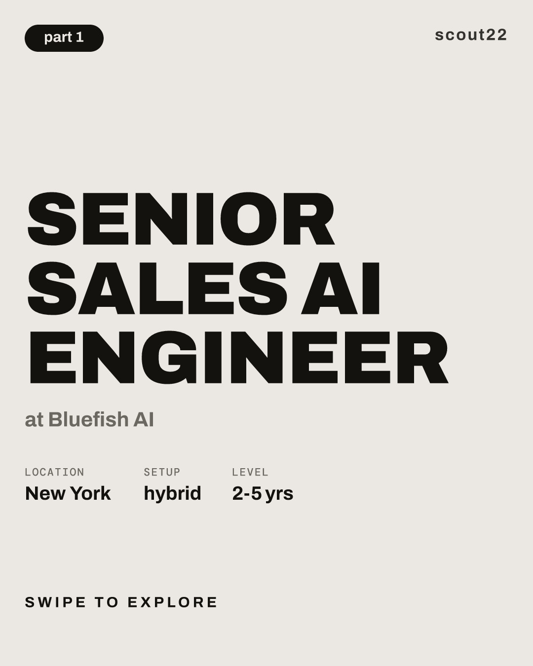 Senior Sales AI Engineer at Bluefish AI