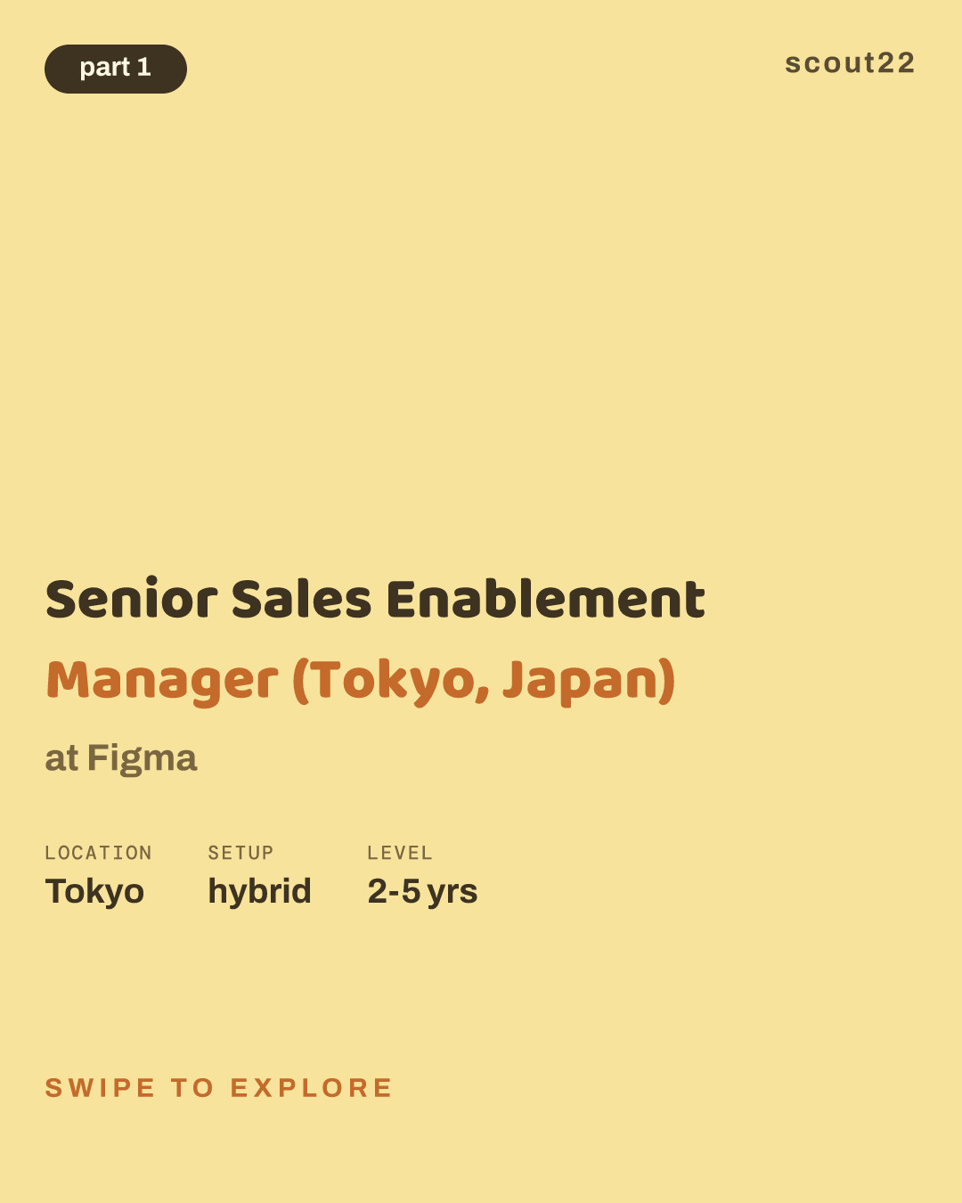 Senior Sales Enablement Manager (Tokyo, Japan) at Figma