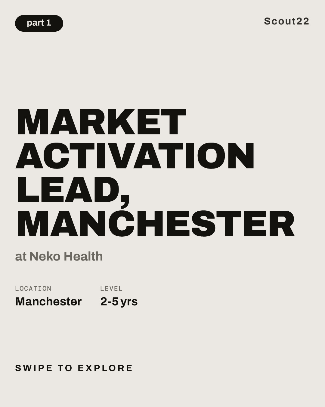 Market Activation Lead, Manchester at Neko Health