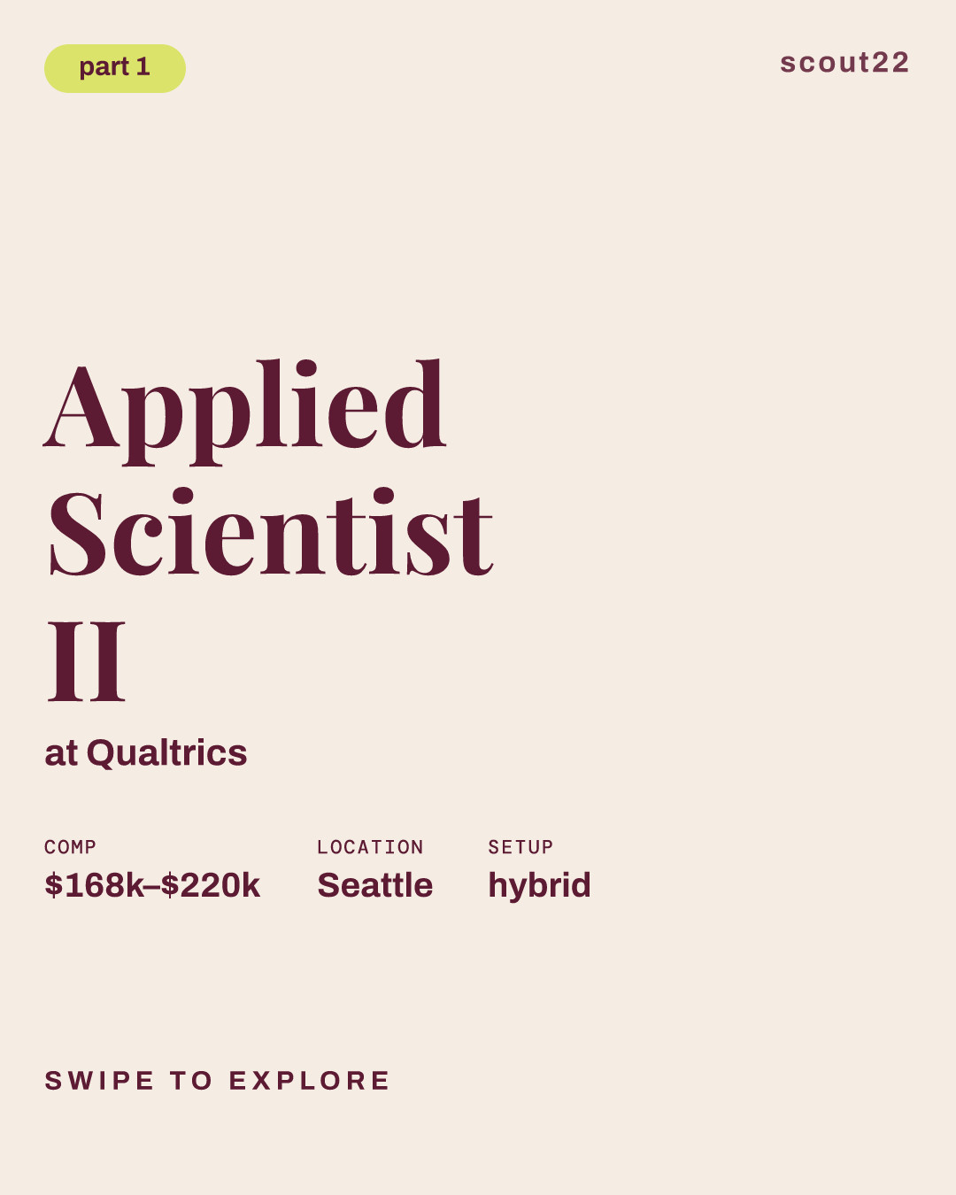 Applied Scientist II at Qualtrics