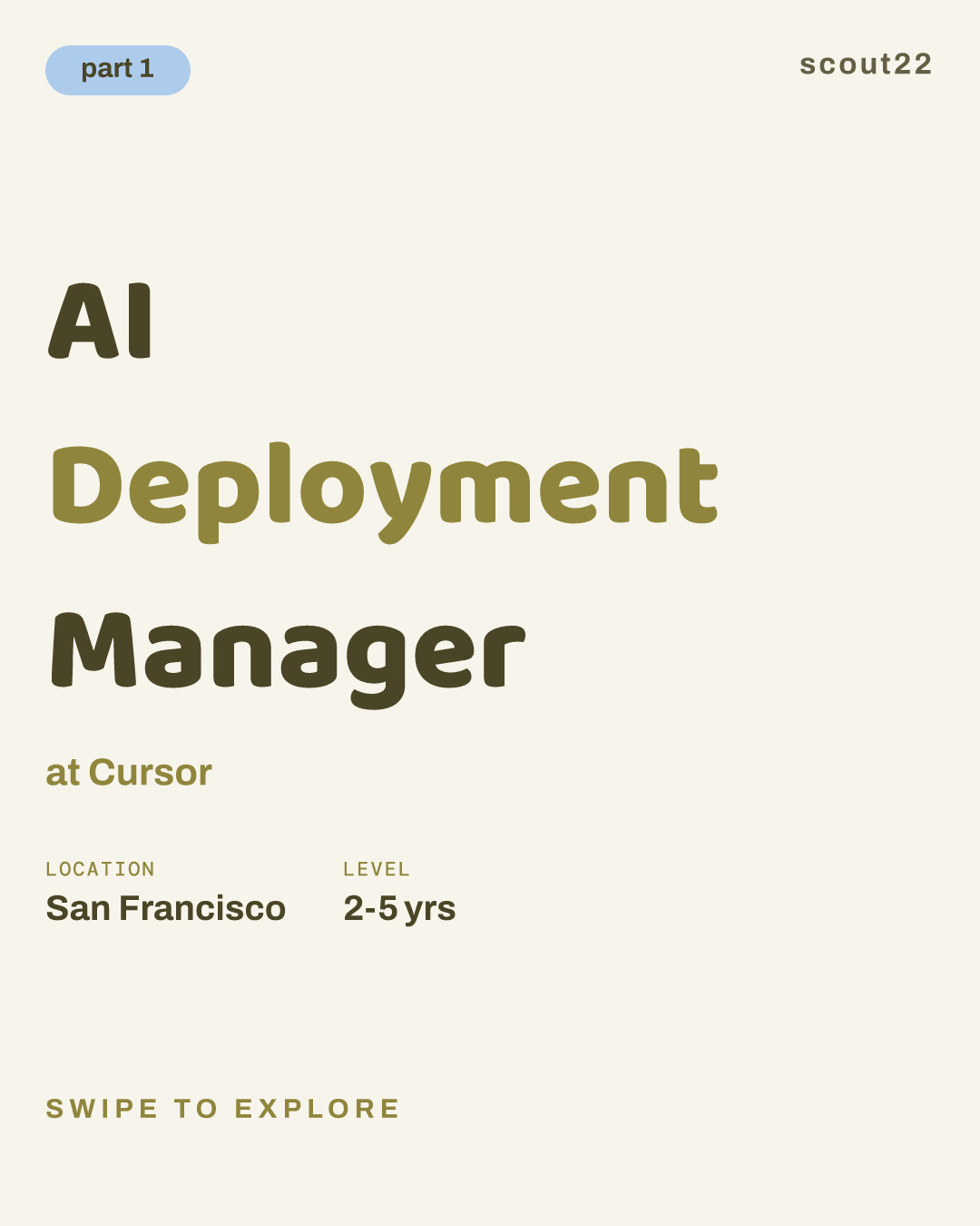 AI Deployment Manager at Cursor