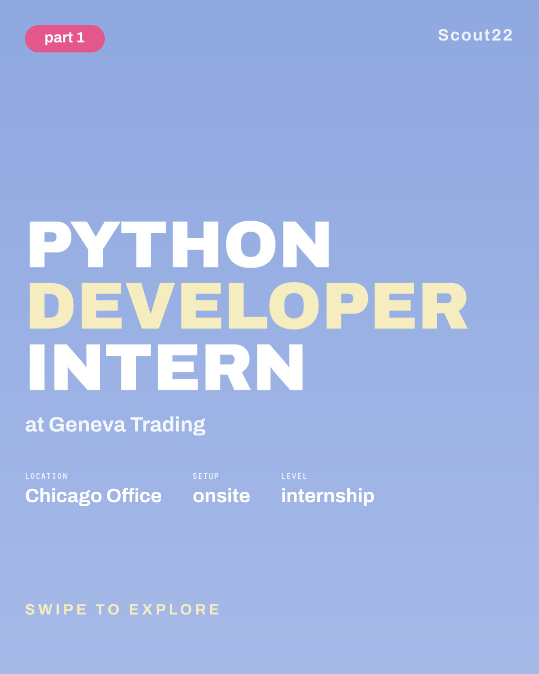 Python Developer Intern at Geneva Trading