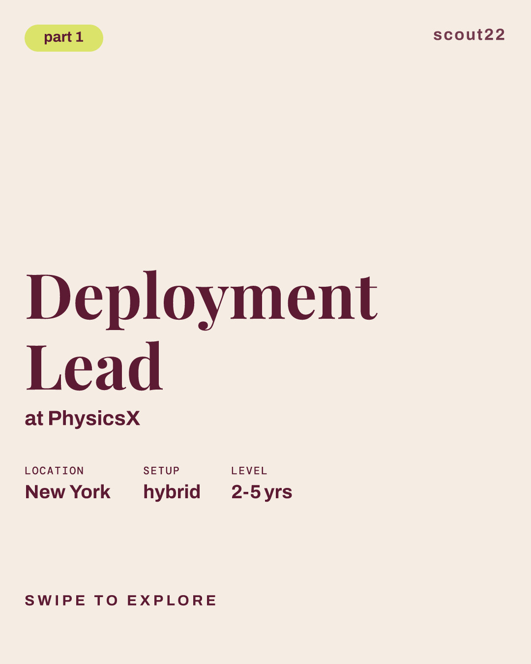 Deployment Lead at PhysicsX