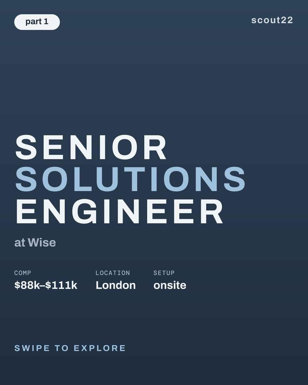 Senior Solutions Engineer at Wise