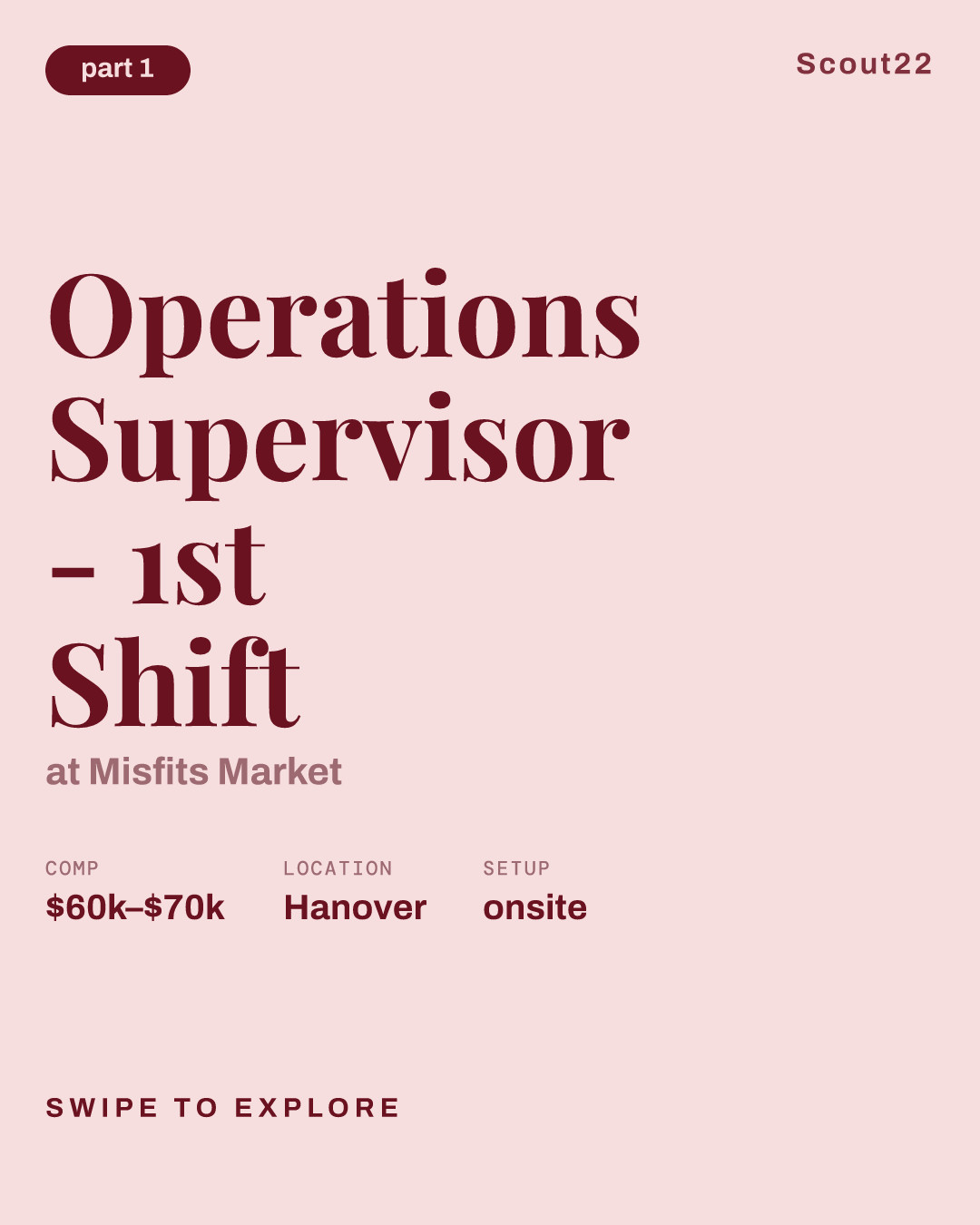 Operations Supervisor - 1st Shift at Misfits Market