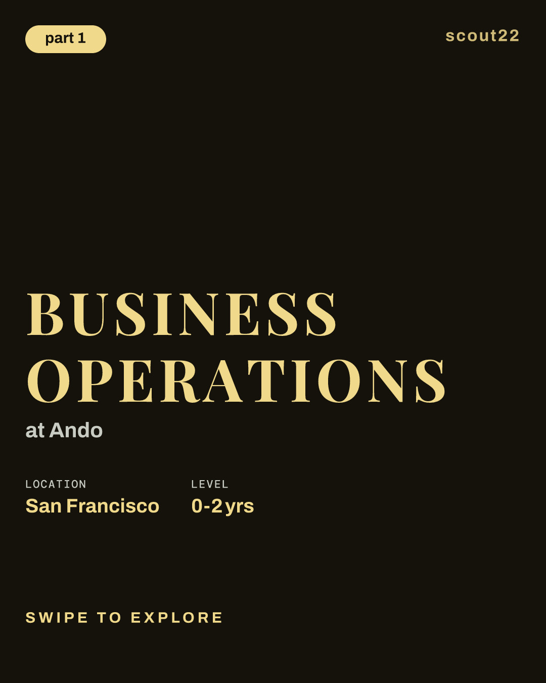 Business Operations at Ando