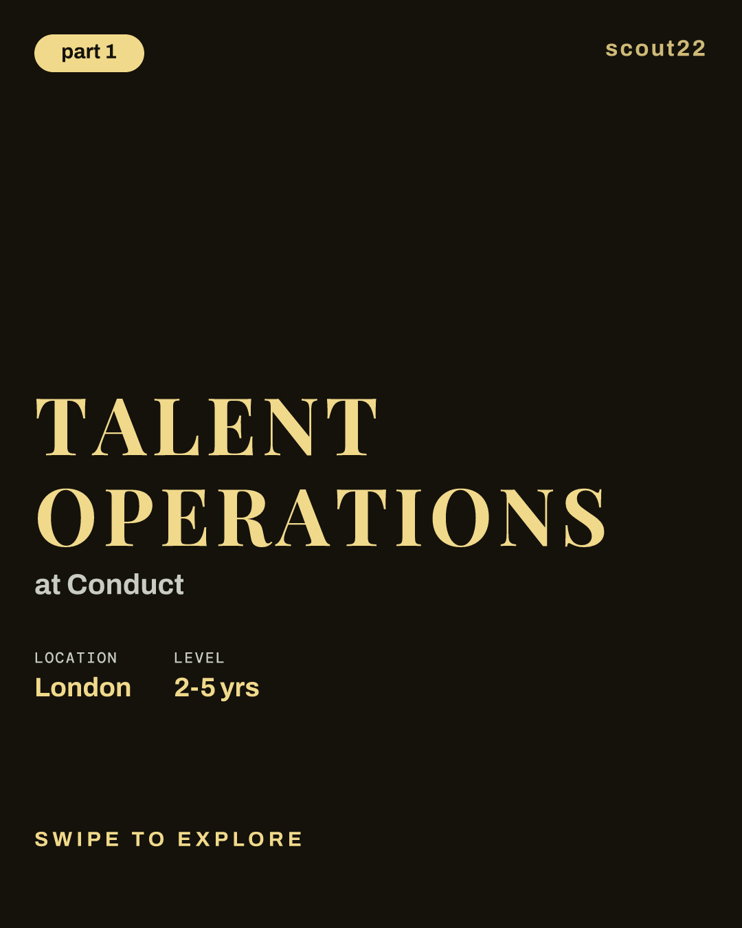 Talent Operations at Conduct