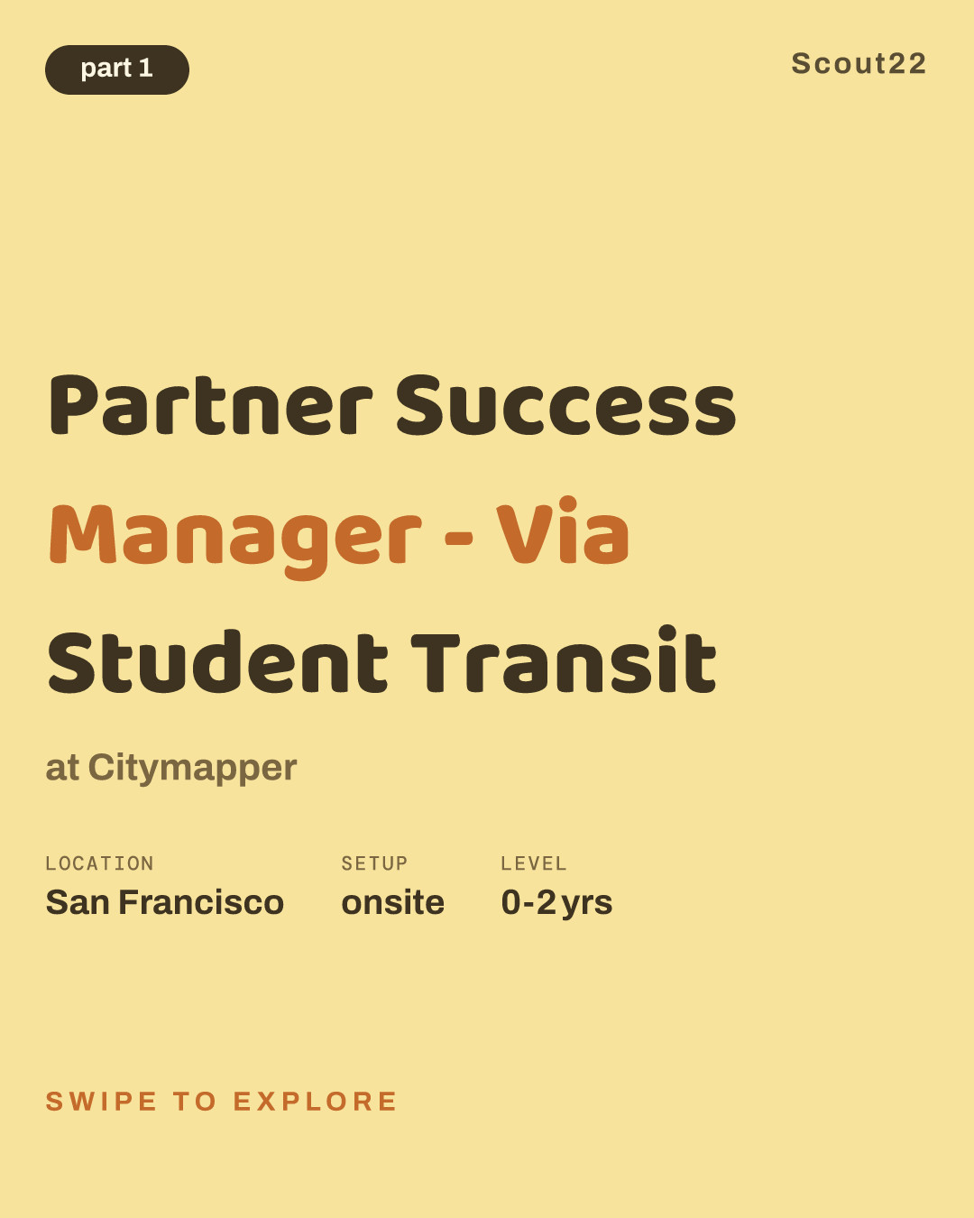 Partner Success Manager - Via Student Transit at Citymapper