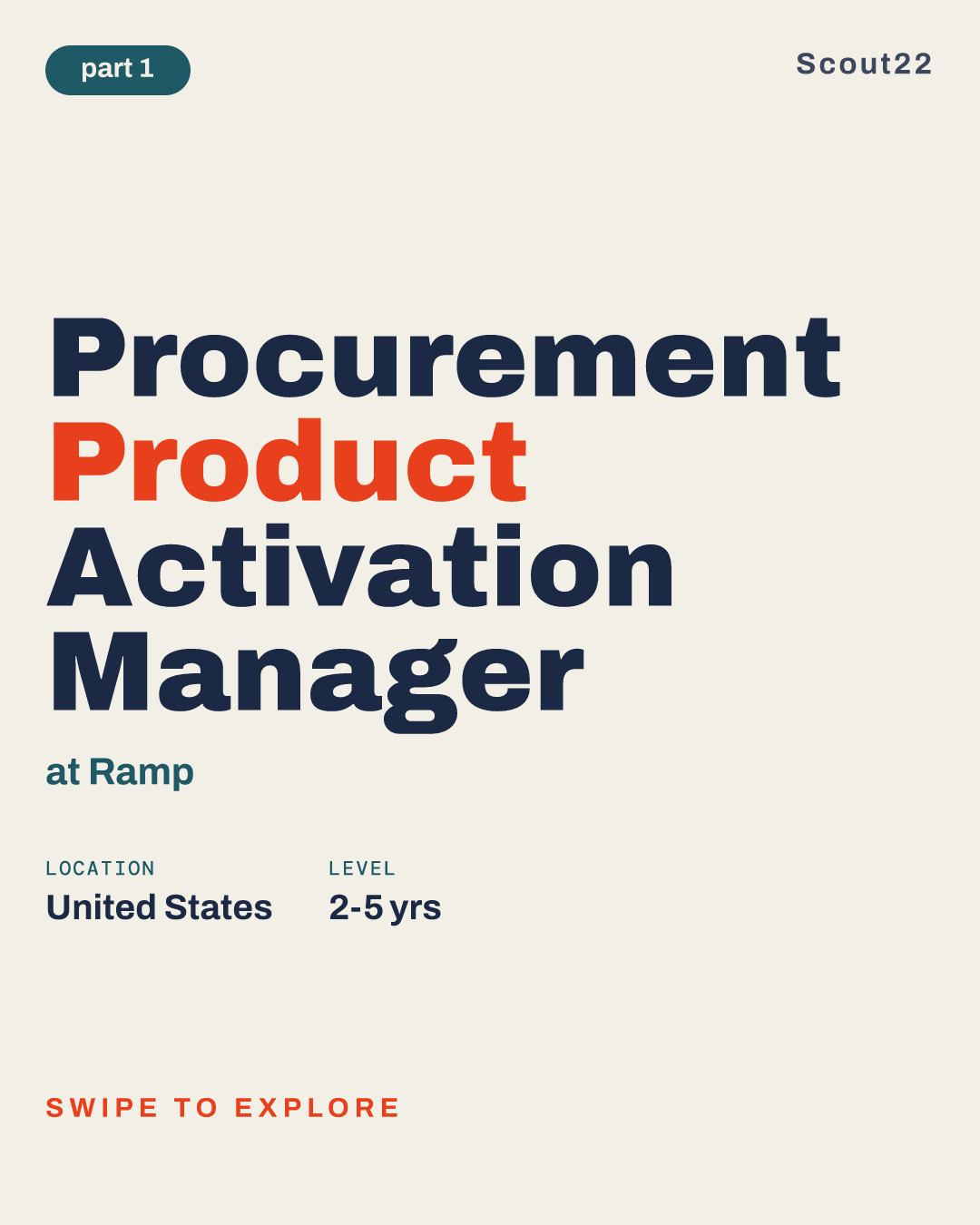 Procurement Product Activation Manager at Ramp