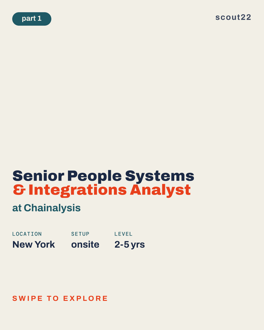 Senior People Systems & Integrations Analyst at Chainalysis