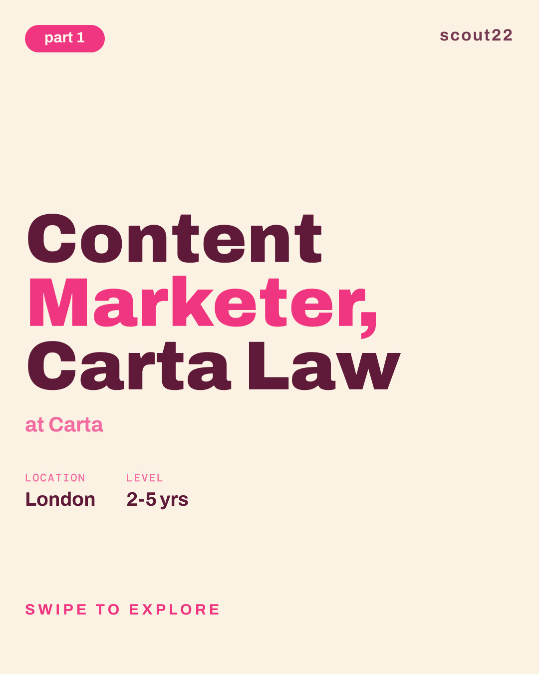 Content Marketer, Carta Law at Carta