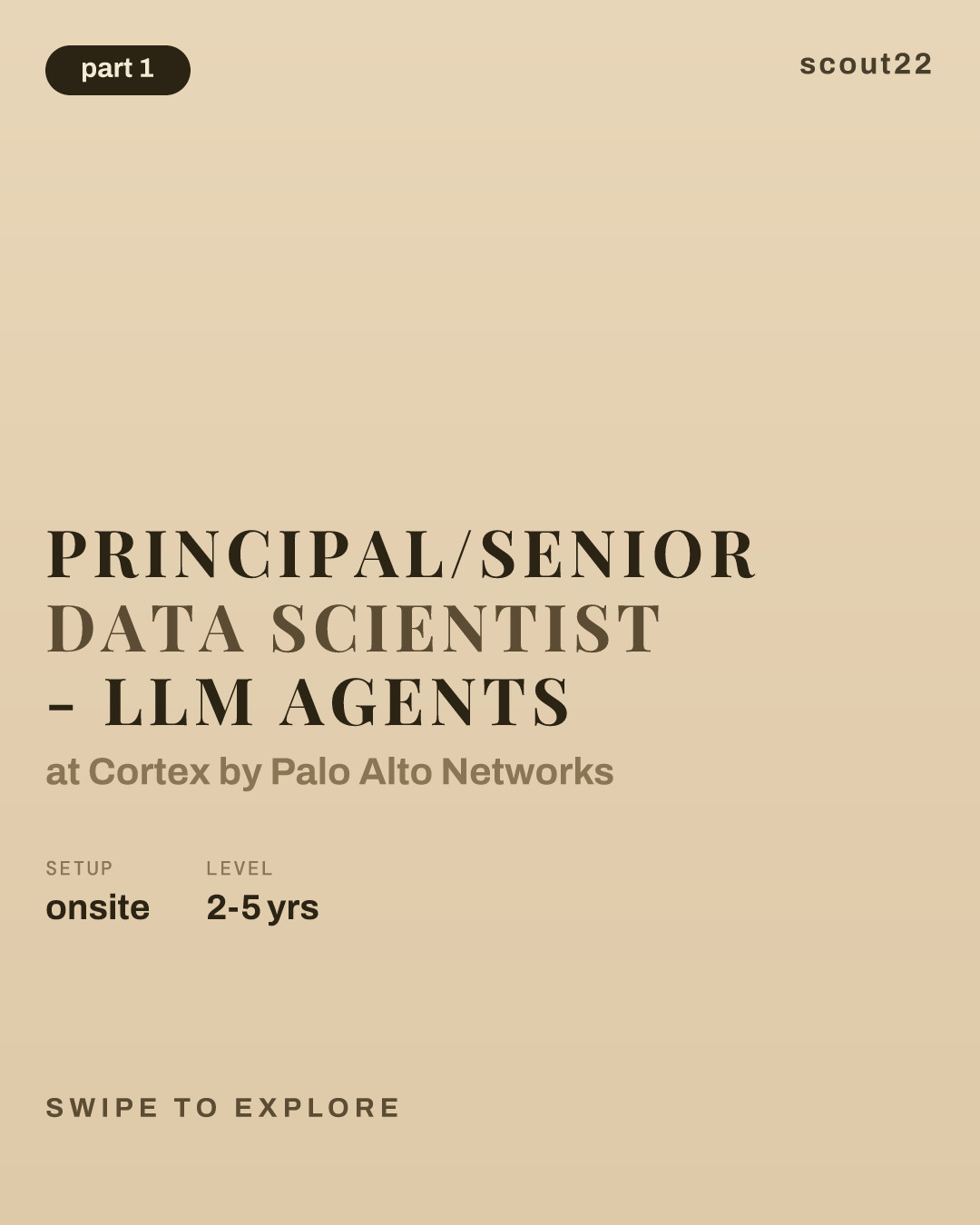 Principal/Senior Data Scientist - LLM Agents at Cortex by Palo Alto Networks