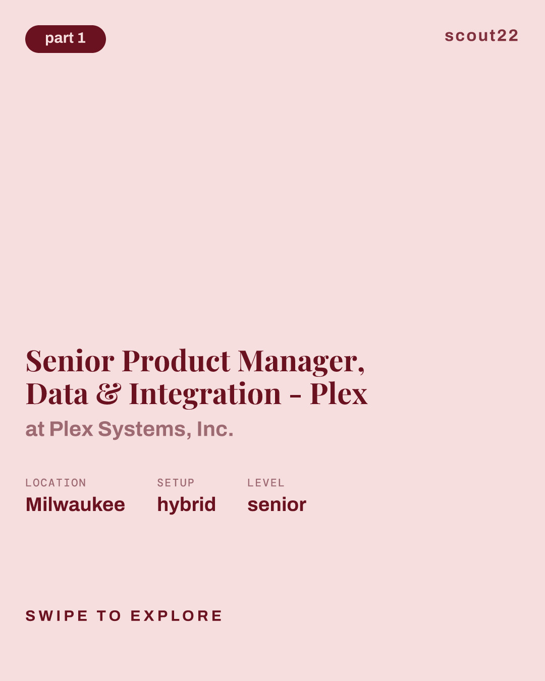 Senior Product Manager, Data & Integration - Plex at Plex Systems, Inc.