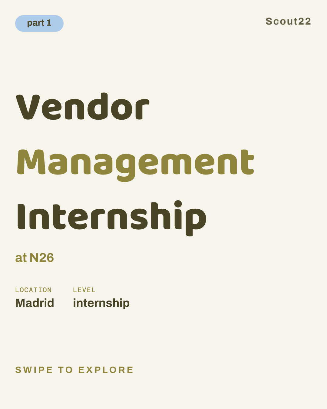 Vendor Management Internship at N26