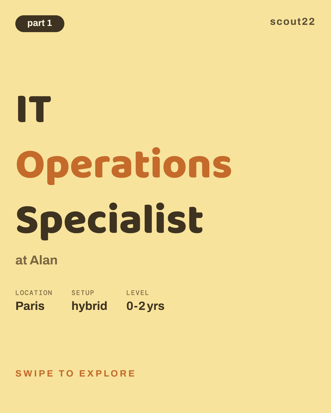 IT Operations Specialist at Alan