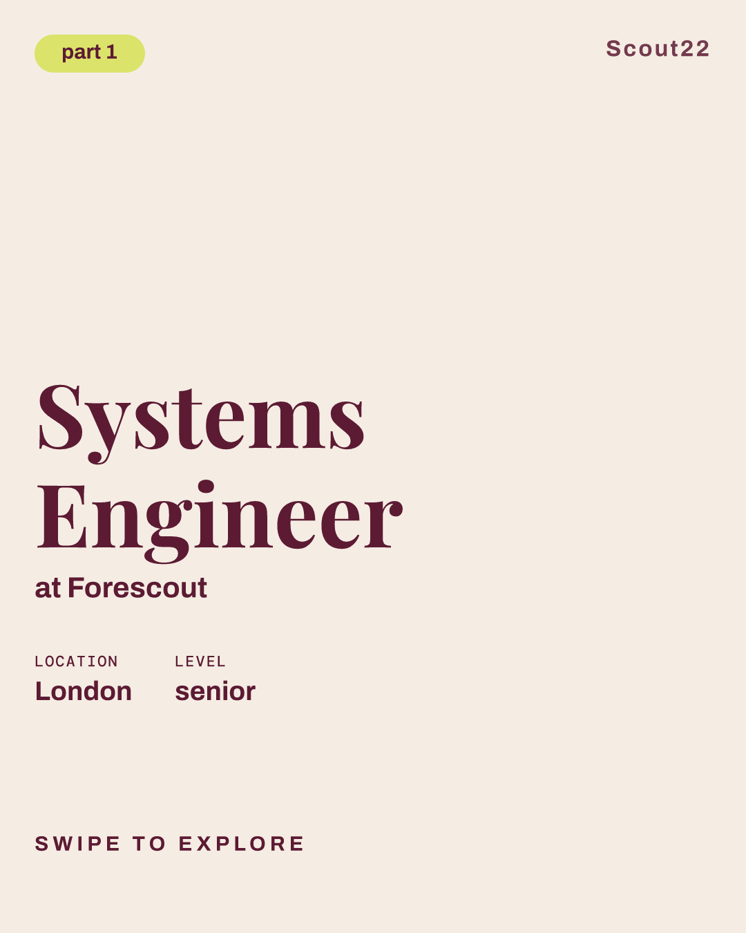 Systems Engineer at Forescout