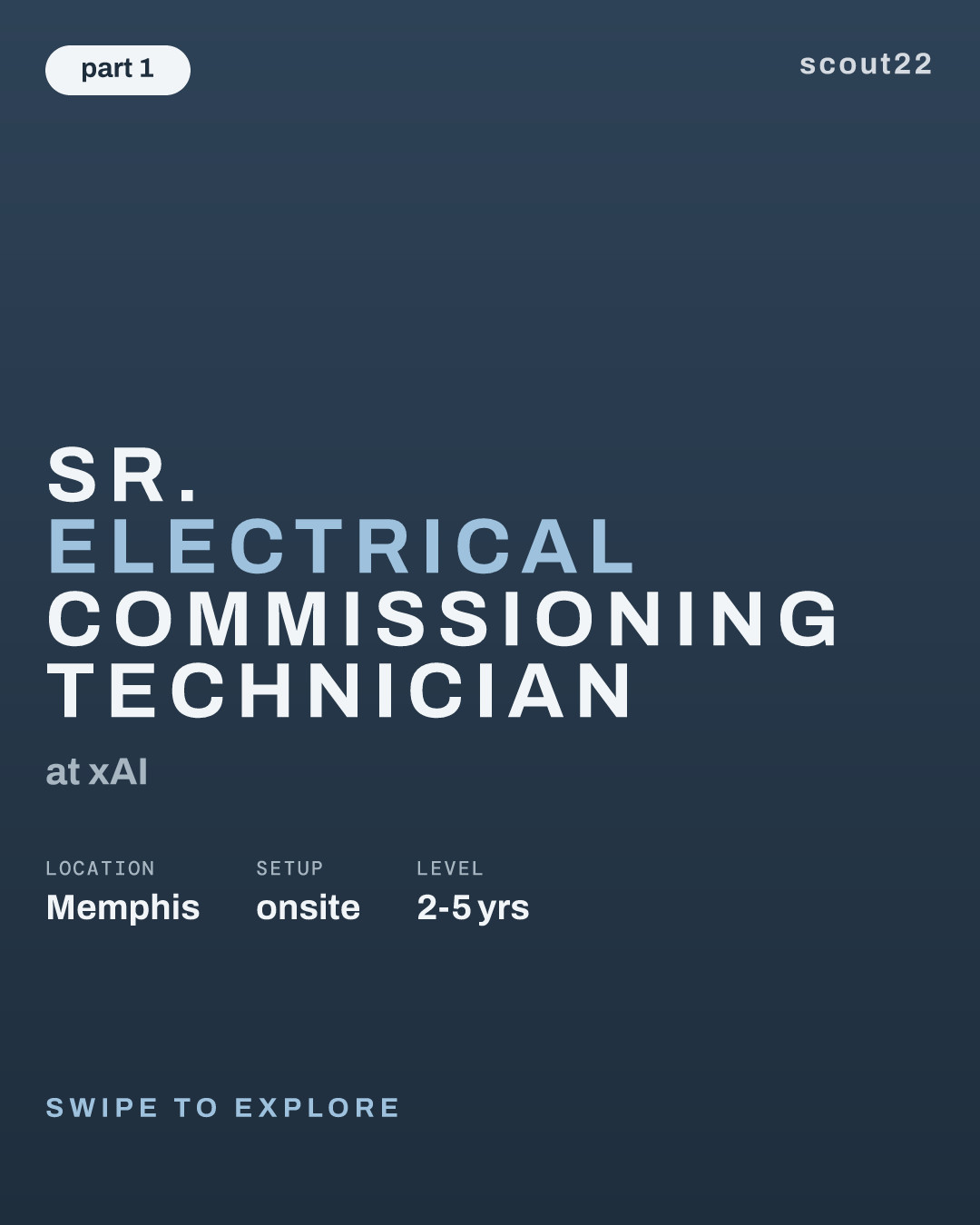 Sr. Electrical Commissioning Technician at xAI