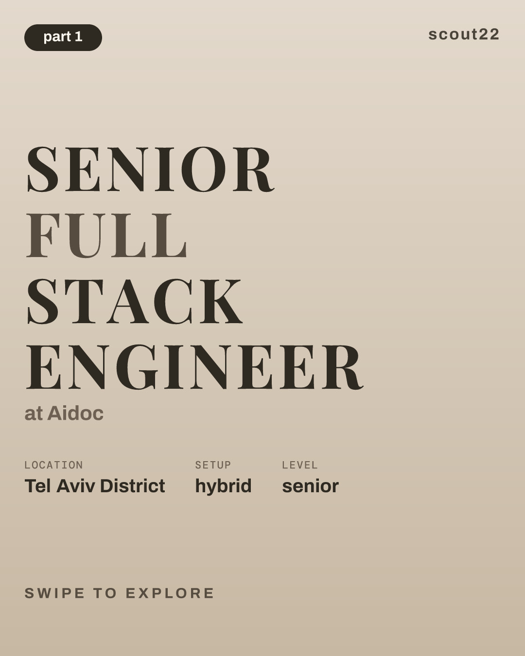 Senior Full Stack Engineer at Aidoc