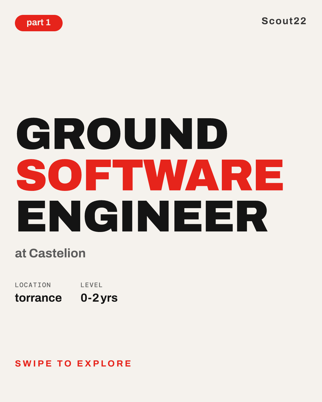 Ground Software Engineer at Castelion