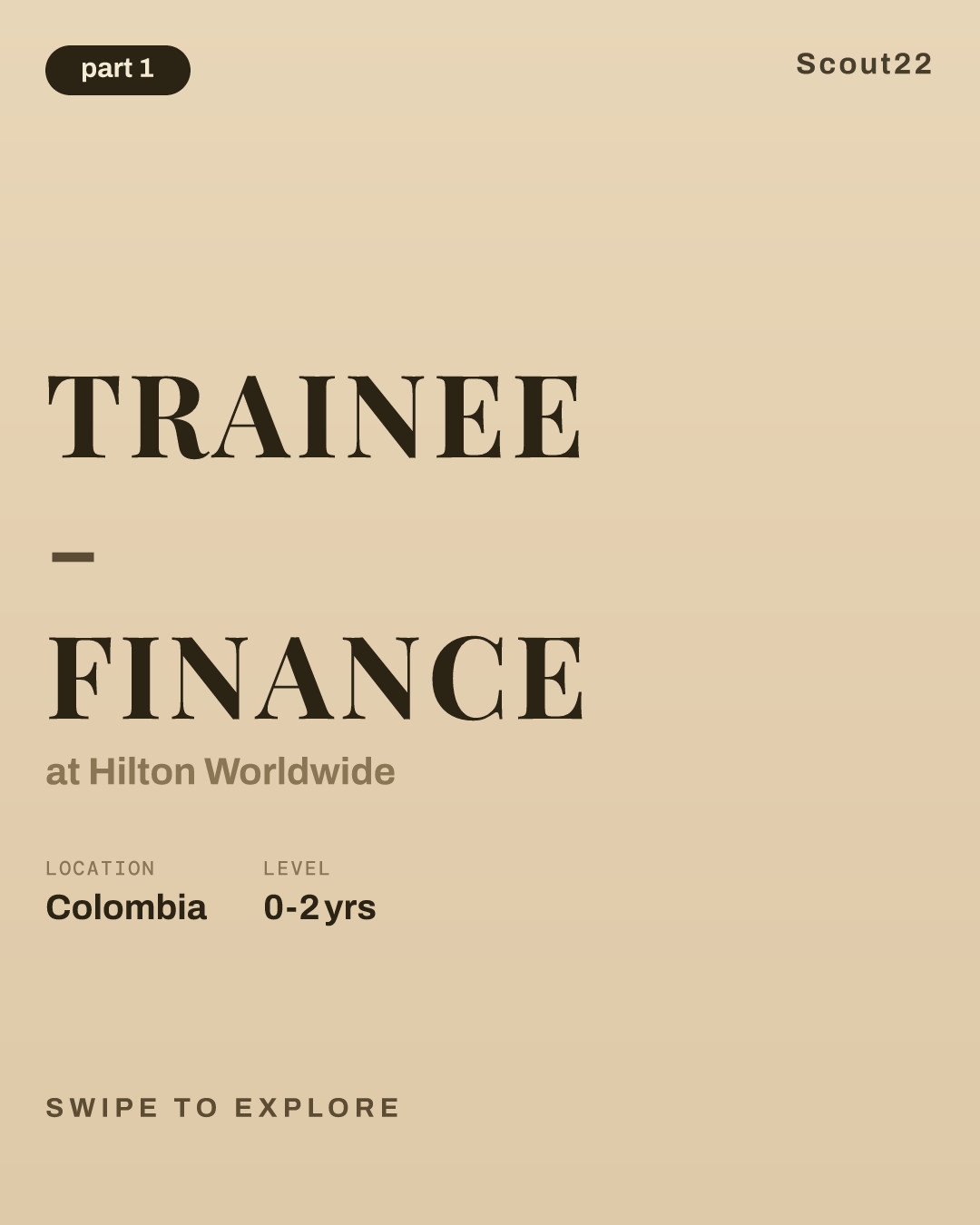 Trainee - Finance at Hilton Worldwide