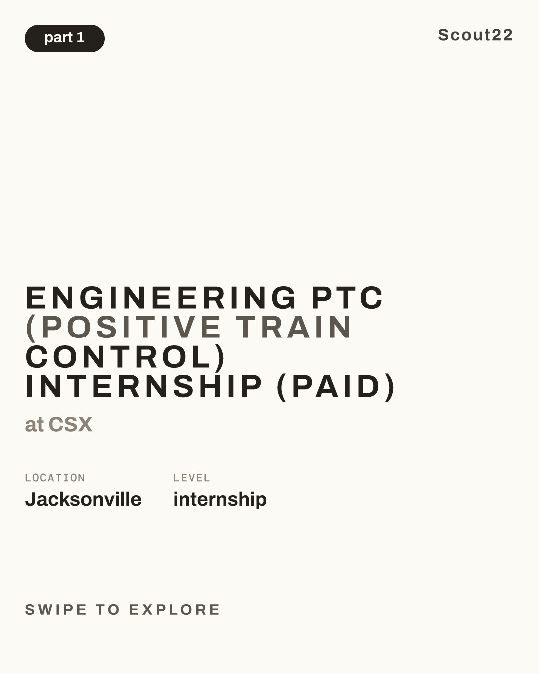 Engineering PTC (Positive Train Control) Internship (Paid) at CSX