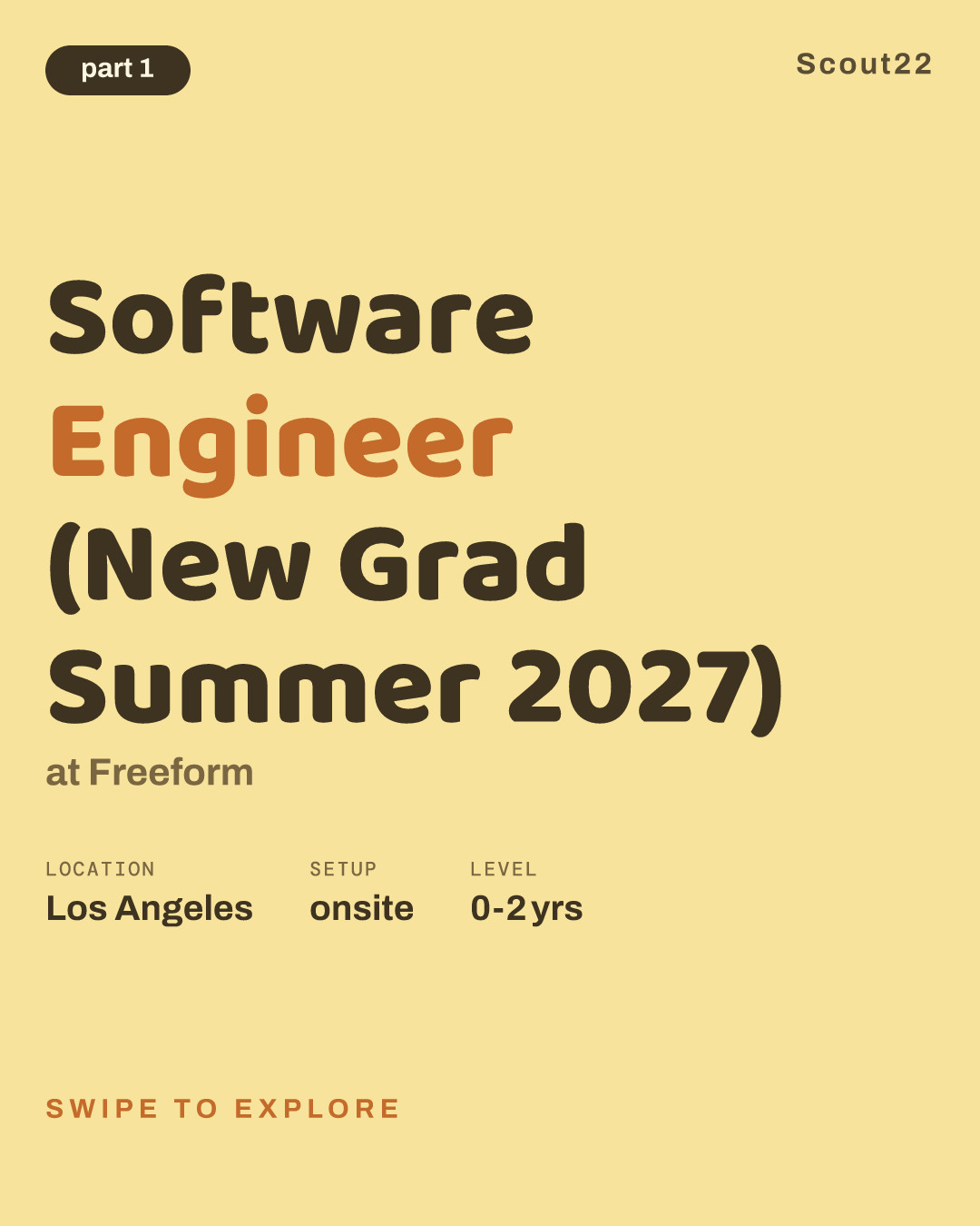 Software Engineer (New Grad Summer 2027) at Freeform