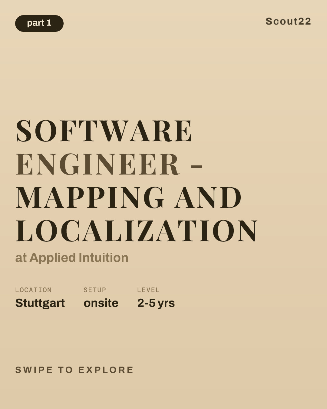 Software Engineer - Mapping and Localization at Applied Intuition
